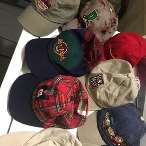 Vintage-today hats. Strap/snap backs.